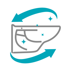 Glazed Duct and Flusher Interior